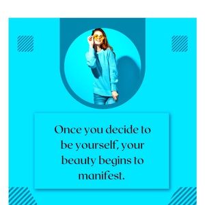 Be yourself, nobody does it better